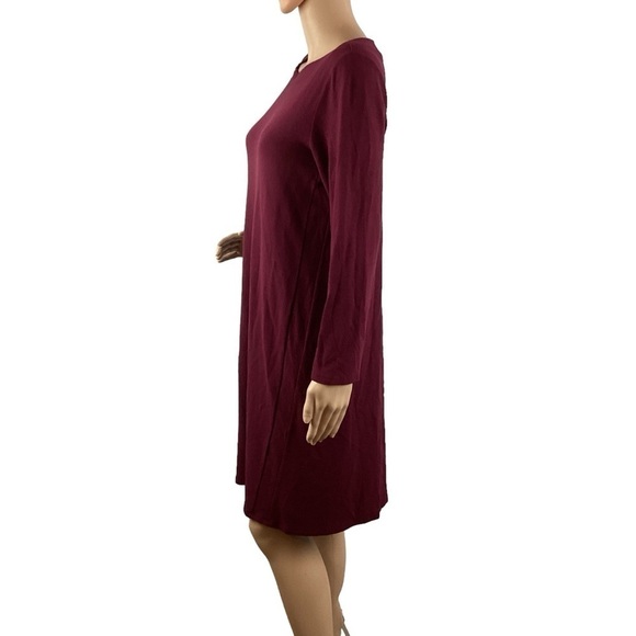 J. Jill Wearever Collection Knit Long Sleeve Dress Size M Petite - Picture 4 of 7